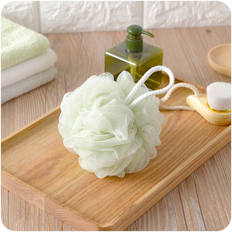 Bông Tắm Tròn Tạo Bọt Vải Lưới Mềm Mại Cao Cấp Tẩy Tế Bào Chết
