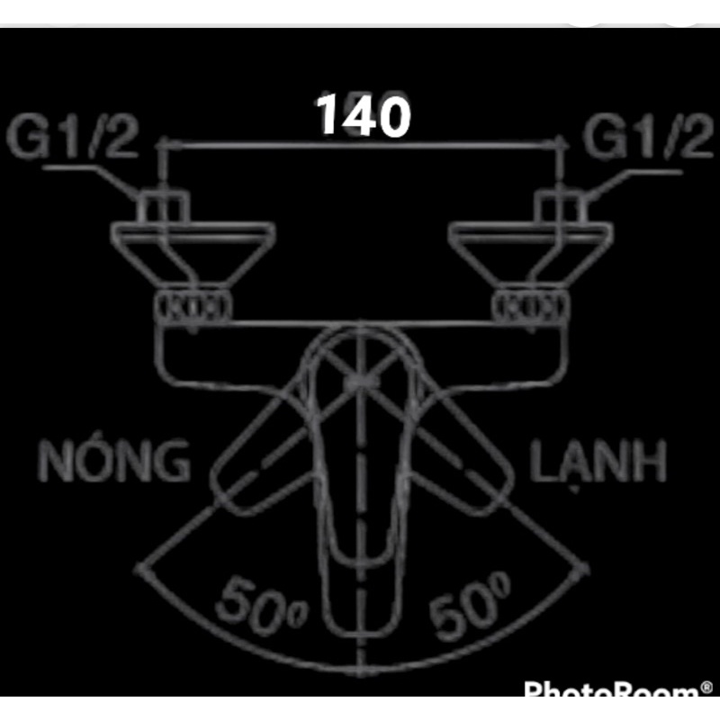 Củ sen tắm nóng lạnh nhỏ đồng thau xi mạ crom - RẺ ĐẸP