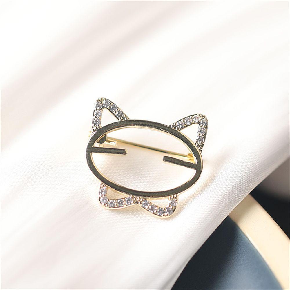 MAX=&gt; Jewelry Bow Brooch Wedding Metal Lapel Pin Women's Brooch Coat Accessories Sweater Fashion Anti-glare Fixed Clothing