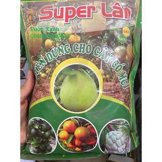 sale off Phân bón Super Lân chuyên dùng cho cây ăn trái 1kg hàng chuẩn cty.