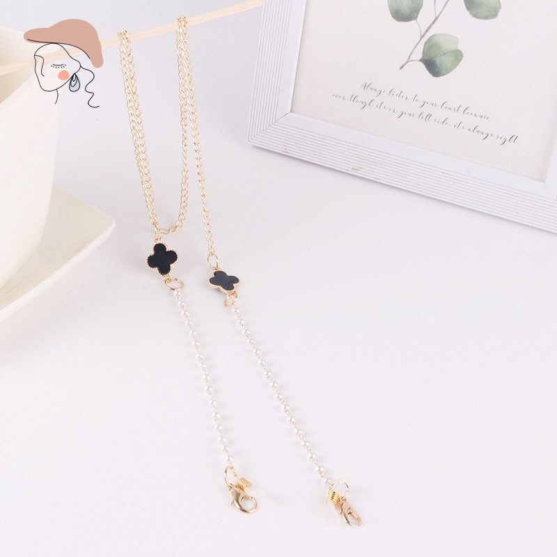 Dây Đeo Mắt Kính Dạng Chuỗi Hạt Chống Mất Phong Cách Hàn Quốc