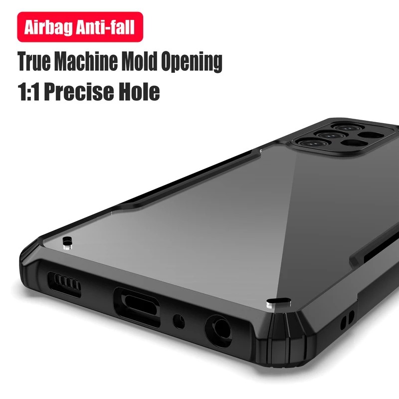 OPPO A31 A38 A18 4G A33 2020 A8 A32 A53 A53s A91 A15 A15s A12 A12s A12e A5 AX5 A5s AX5s Ốp lưng chống sốc trong suốt acrylic