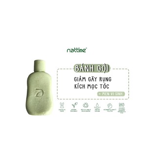 Dầu Gội Bưởi Thiên Nhiên Men Vi Sinh Lành Tính Ngăn Gàu Dạng Bánh Không Xà Phòng Nattime