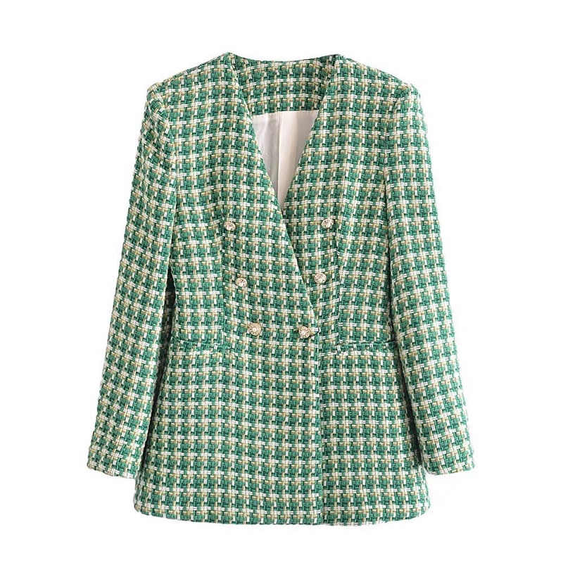 Pass áo blazer dạ tweed size M