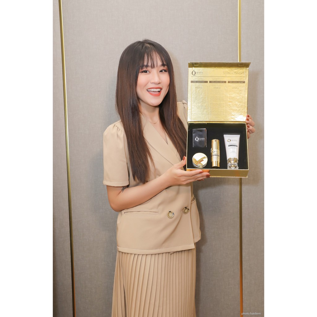 Bộ Qùa tặng Mỹ phẩm ngừa nám Queen Japan - Combo 3 trong 1, ngừa nám, tàn nhang, trắng da, căng bóng Queen Japan | BigBuy360 - bigbuy360.vn