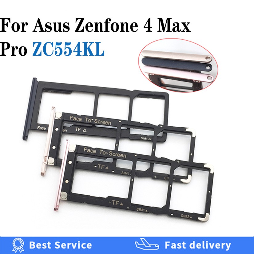 Mới Khay Đựng Thẻ Sim Điện Thoại Cho Asus Zenfone 4 Max Pro 5.5 Zc554Kl X00Id