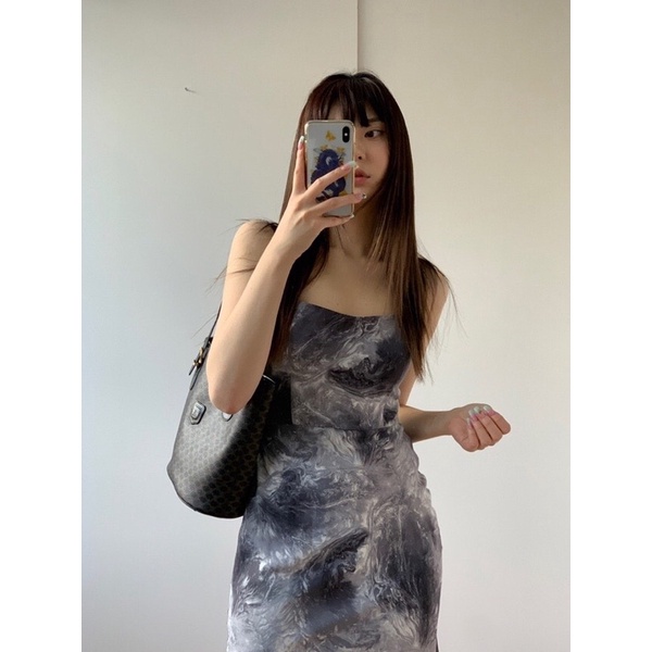 Váy dài nữ cá tính loang vải thoáng mát