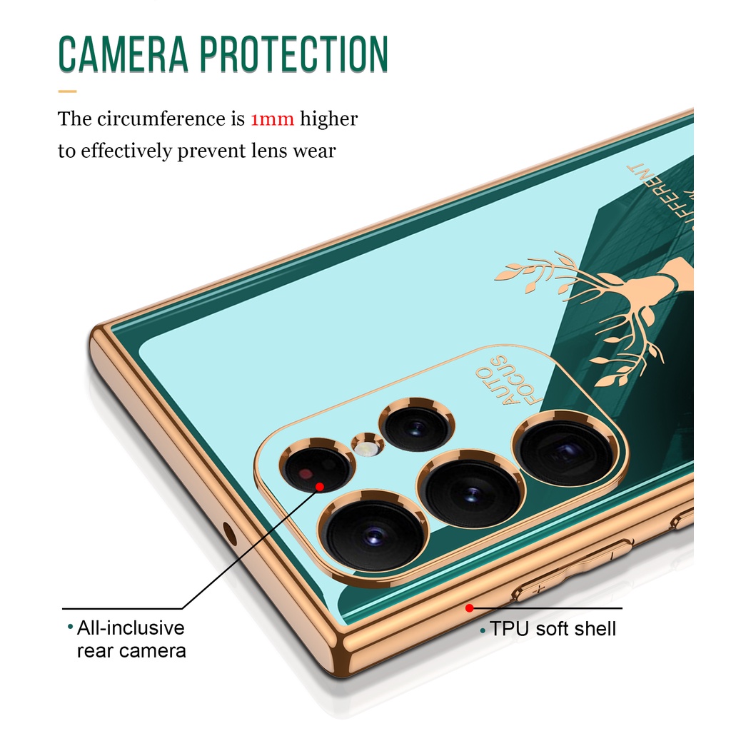 Ốp Lưng Mềm Bảo Vệ Cao Cấp Cho Samsung Galaxy S22 Ultra S22 Plus