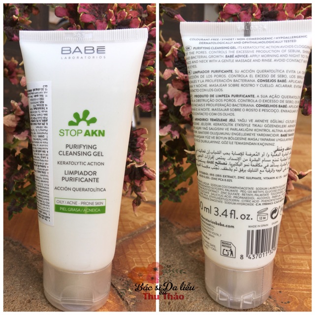 SỮA RỬA MẶT BABE STOP AKN PURIFYING CLEANSING GEL 100ml- 200ml | BigBuy360 - bigbuy360.vn