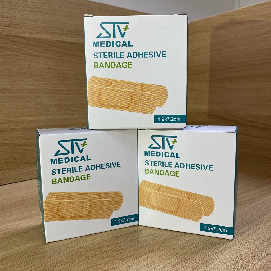 Băng Gâu STV Hộp 102 Miếng Dán Vết Thương, Băng Cá Nhân Urgo, Băng Y Tế Sơ Cứu Vết Thương
