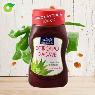 Siro cây thùa hữu cơ Sottolestelle Organic Agave Syrup 380g
