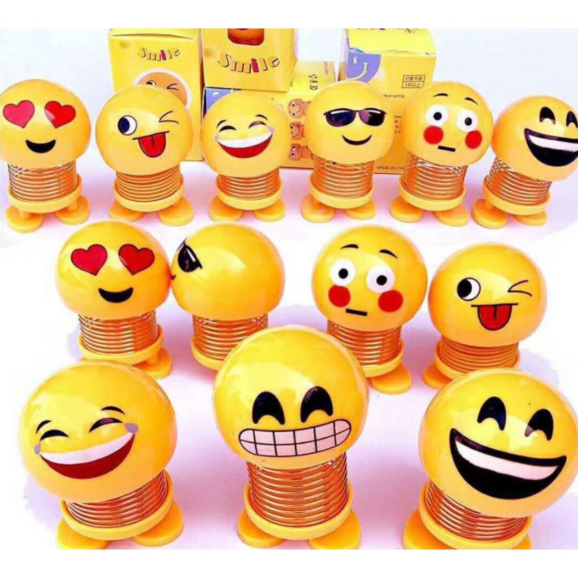 Con nhún nhảy lò xo, Thú Nhún Emoji con lắc lò xo con nhún Con nhún nhảy lò xo mặt cười Bỏ chút tiền mua niềm vui Mỗi lầ