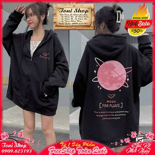 ÁO HOODIE - ÁO KHOÁC NỈ NGOẠI Pink Plante (HD2400 - Kèm Ảnh Thật)