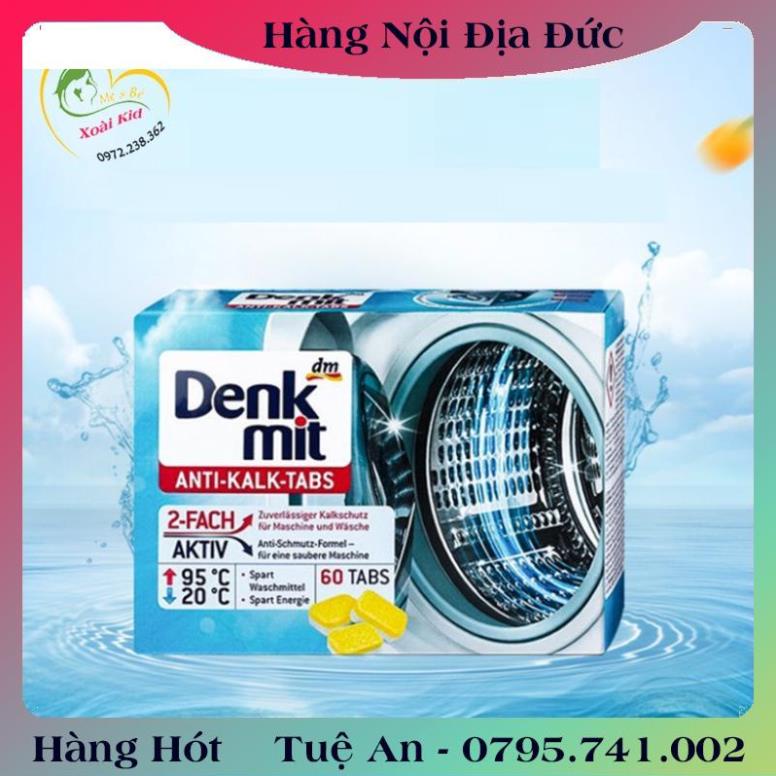 VIÊN TẨY LỒNG MÁY GIẶT DENKMIT ĐỨC ,Tẩy Và Chống Bám Cặn Trong Lồng Giặt  .