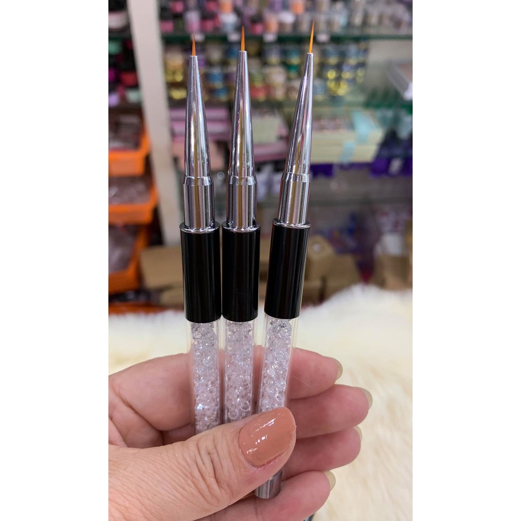 Bộ cọ râu cán đá  vẽ hoa Nail Art Brush (bộ 3 cây)