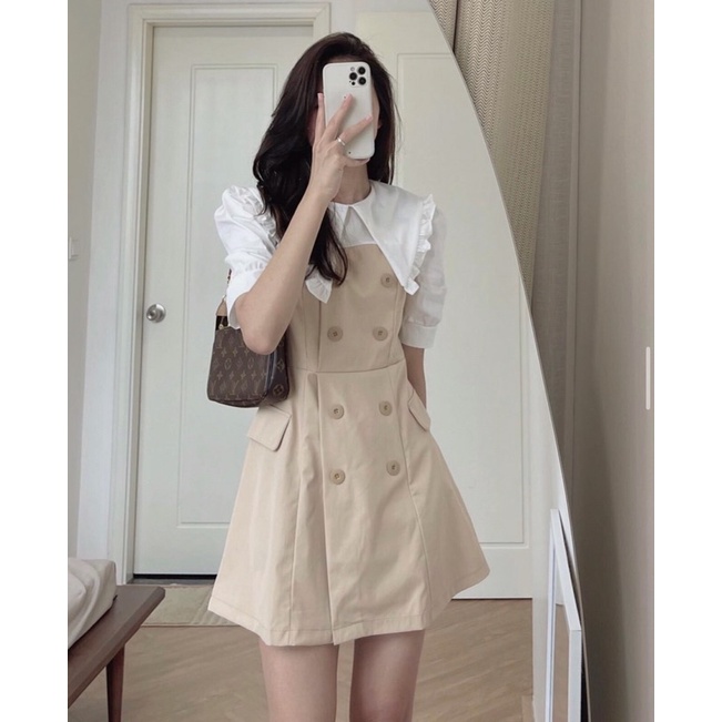 Set váy ngắn tay siêu xinh nữ tính