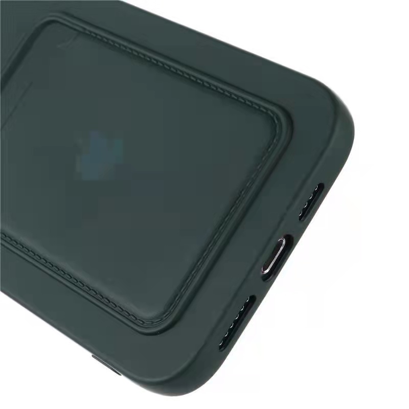 Ốp Điện Thoại Silicon Mềm Chống Sốc Ngăn Đựng Thẻ Cho Iphone 12 11 Pro Max Xs Max Xr X 7 8 Plus 12 Pro Max Mini Se 2