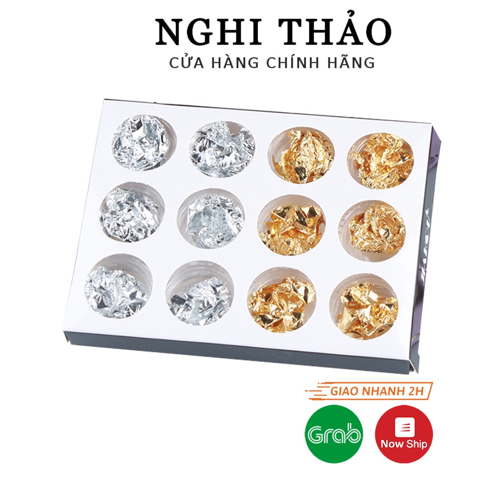 PC95 Giấy nhún nail , giấy nhún vàng bạc