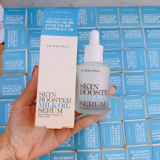 Tinh chất dưỡng trắng da So’natural skin booster milk oil serum 30ml