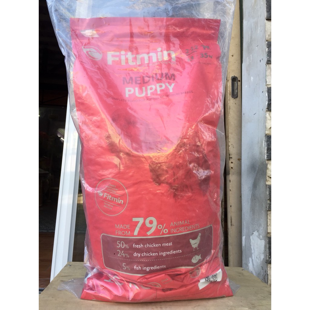 Fitmin Dog Medium Puppy - Thức Ăn Cho Chó Nhỏ Từ 2 - 12 Tháng 15KG - Thức ăn cho chó đang lớn