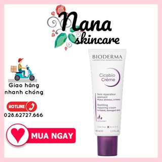 Kem Dưỡng Phục Hồi, Làm Dịu Da Tổn Thương Bioderma Cicabio Crème (40ml)