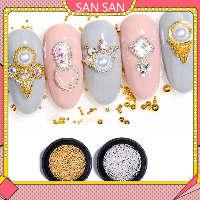 Bi Mix Size Tròn Trang Trí Móng