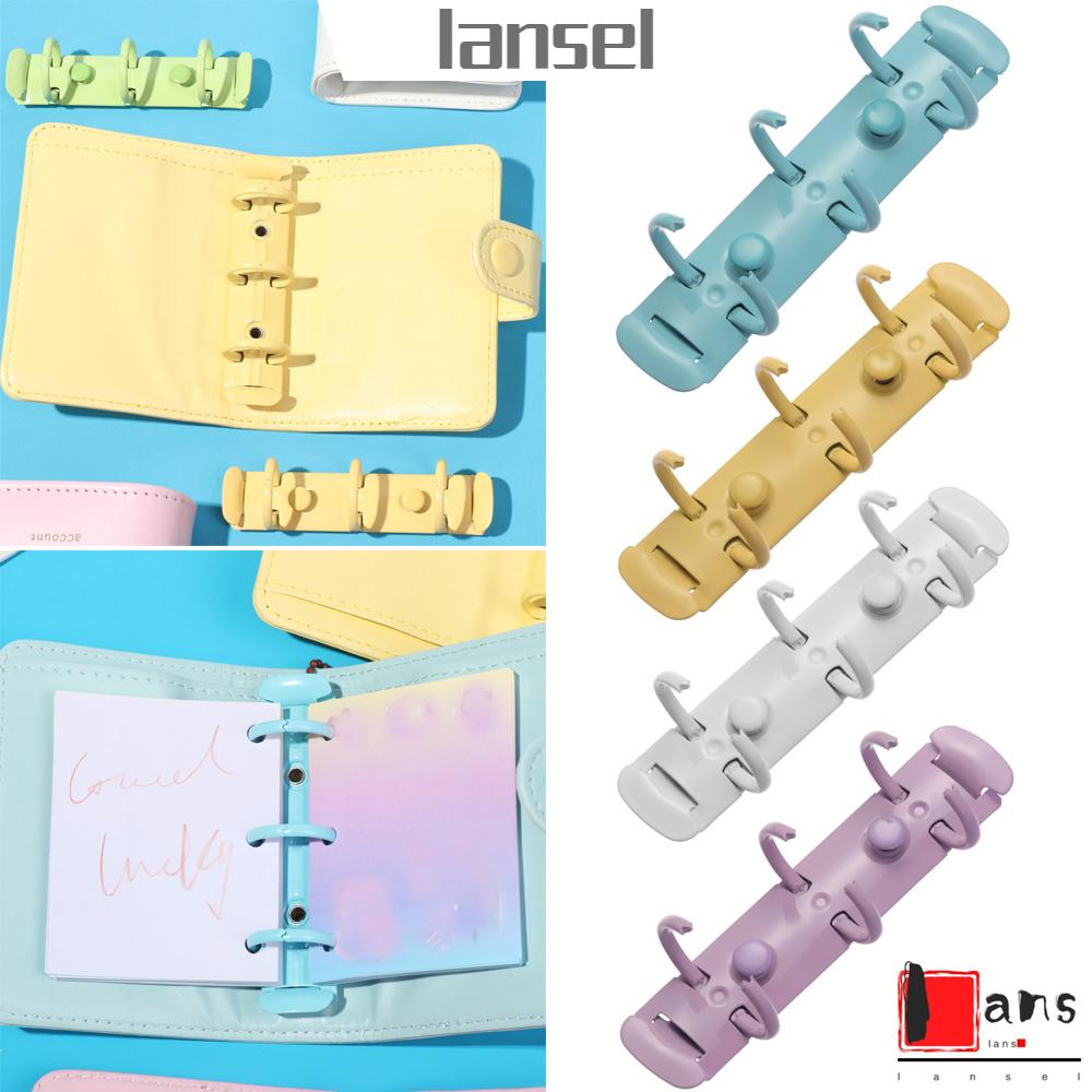 Kẹp Giữ Sổ Tay 3 Lỗ Bằng Kim Loại Có Thể Thay Đổi Màu Sắc Tiện Dụng