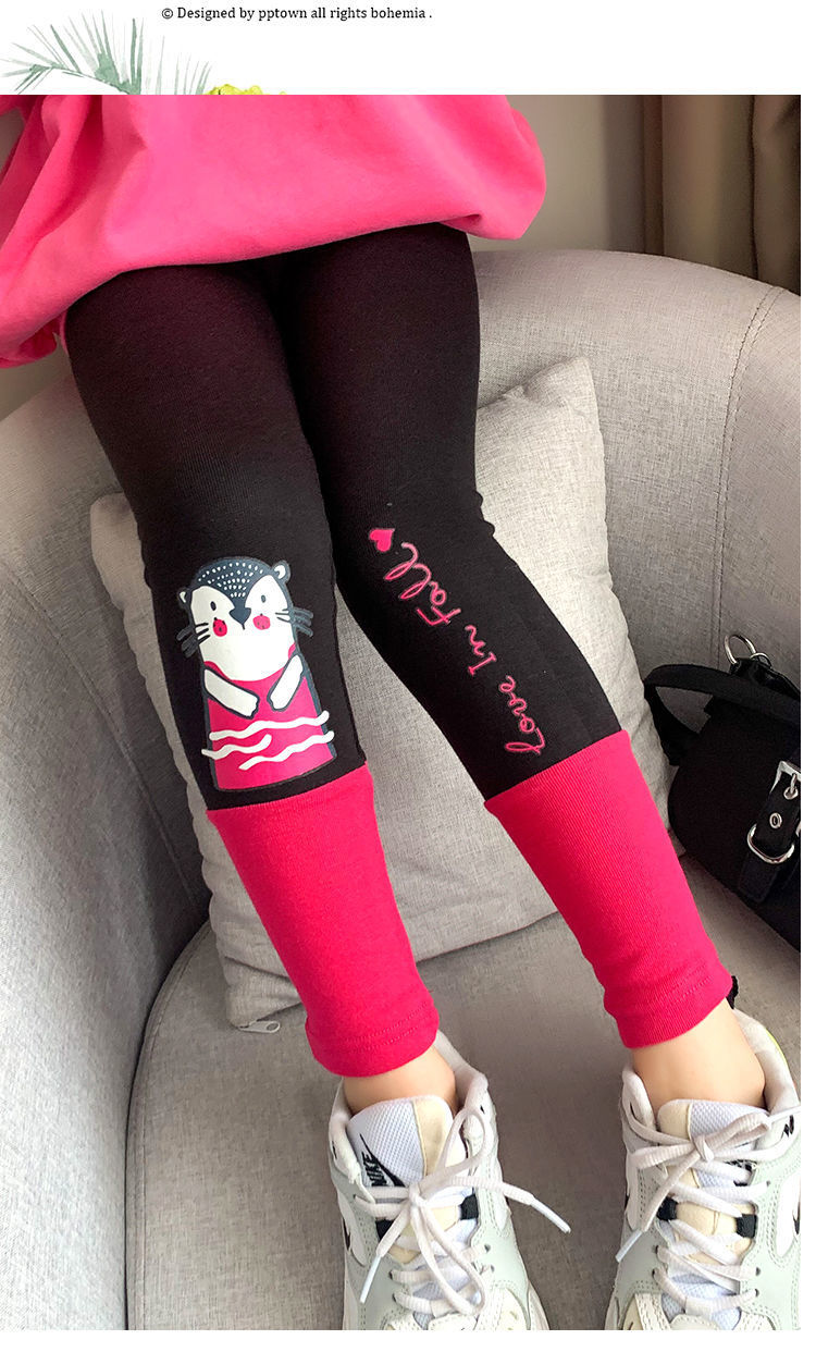 Quần Legging Thời Trang Mùa Xuân Thu 2021 Xinh Xắn Cho Bé Gái