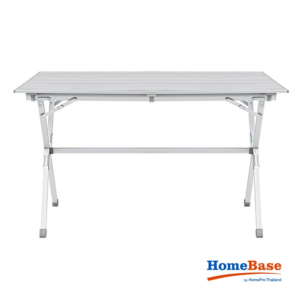 HomeBase SPRING Bàn dã ngoại có thể gấp được bằng nhôm W120xH70xD70cm