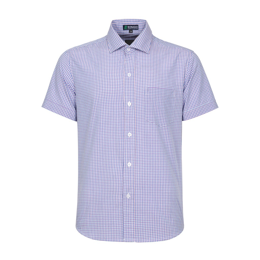 [Mã FAMALLT5 giảm 15% đơn 150K] Áo sơ mi nam caro cao cấp ngắn tay Bonado BNT205 | BigBuy360 - bigbuy360.vn