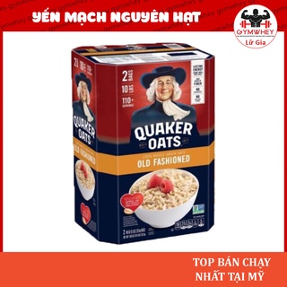 QUAKER OLD FASHION 4.53KG Yến Mạch Nguyên Hạt Cán Mỏng Quaker Oats Chính