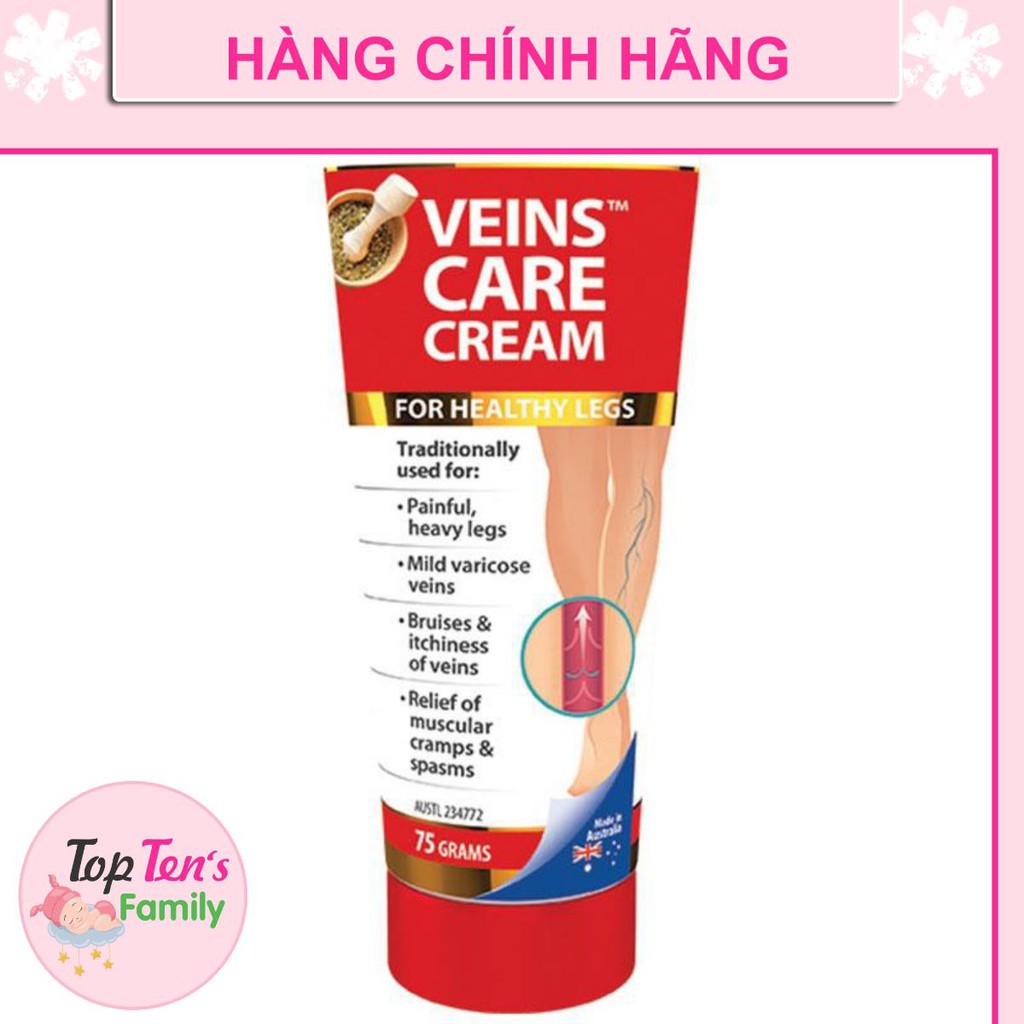 ❣️ [CHÍNH HÃNG 100%] Kem thoa suy giãn tĩnh mạch Vein Clear Caruso's 💯