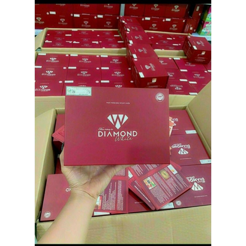 Viên Uống Trắng Da Diamond White Mua 3 tặng 1  Đông Trùng Linh Chi Free