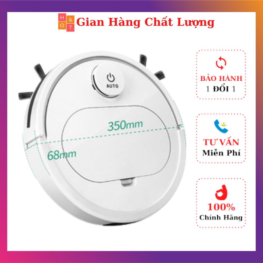 Robot hút bụi lau, nhà tự động cao cấp ES350 tích hợp công nghệ cảm biến hiện đại lực hút mạnh pin trâu 3000MAh - Likete