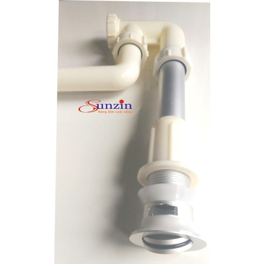 Bộ thoát nước cho chậu rửa mặt - Đầu nhôm, đuôi nhựa ABS