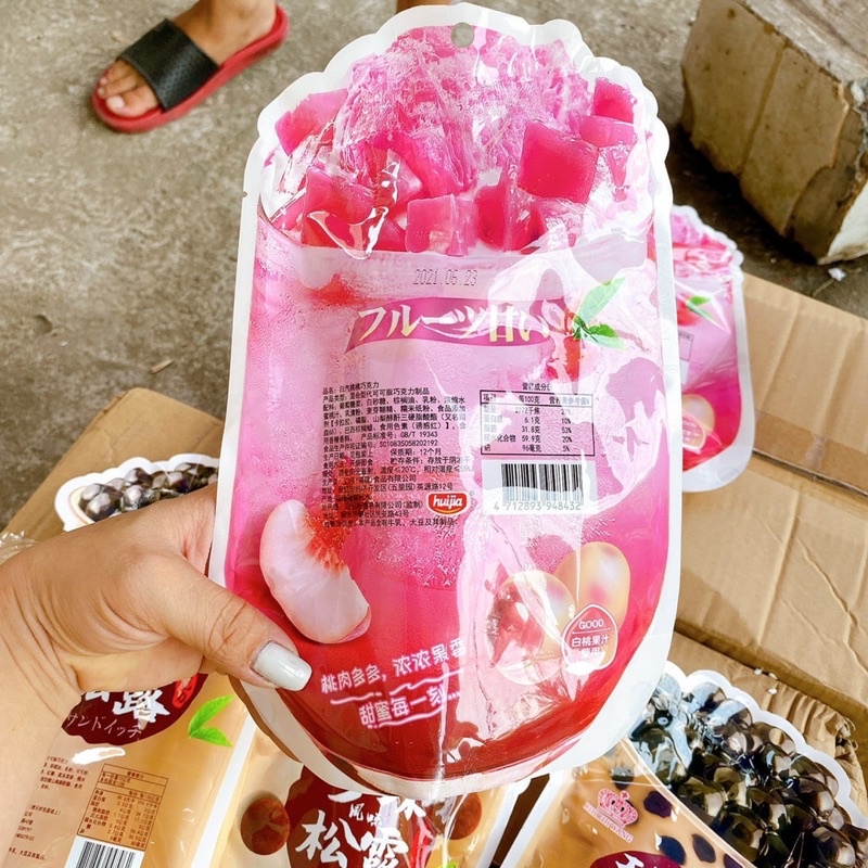 Keo trân châu , đào