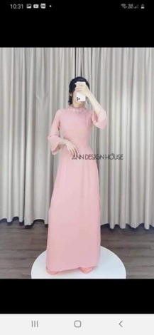 Áo dài 4 tà cao cấp VẢI LỤA CO GIÃN kèm quần lụa. ÁO DÀI BẢO HIẾU