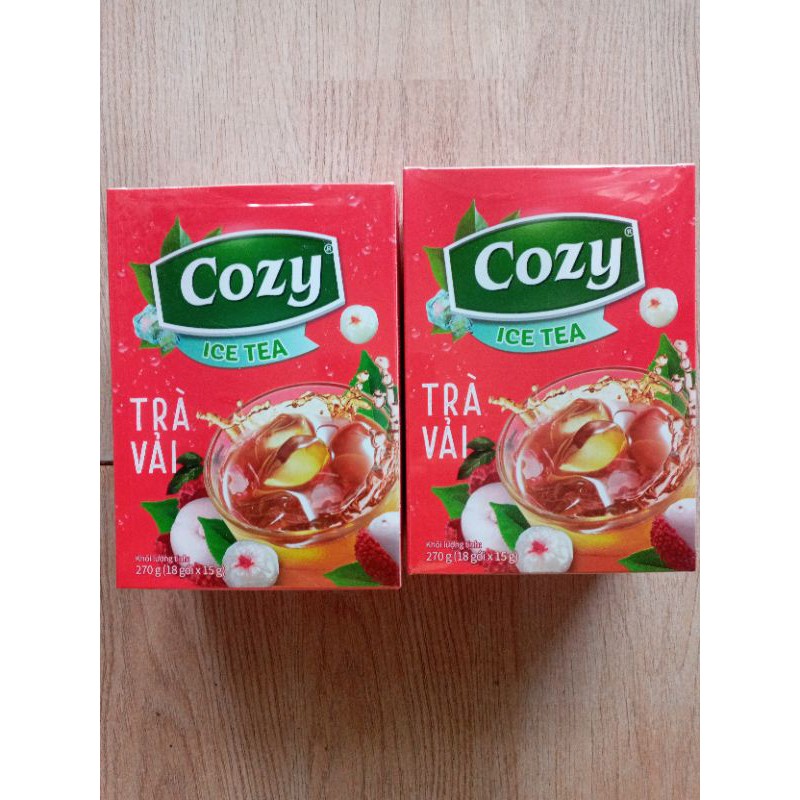 [Mã GROXUAN1 giảm 8% đơn 150K] Trà CoZy Vải 270g ( 18 gói×15g)