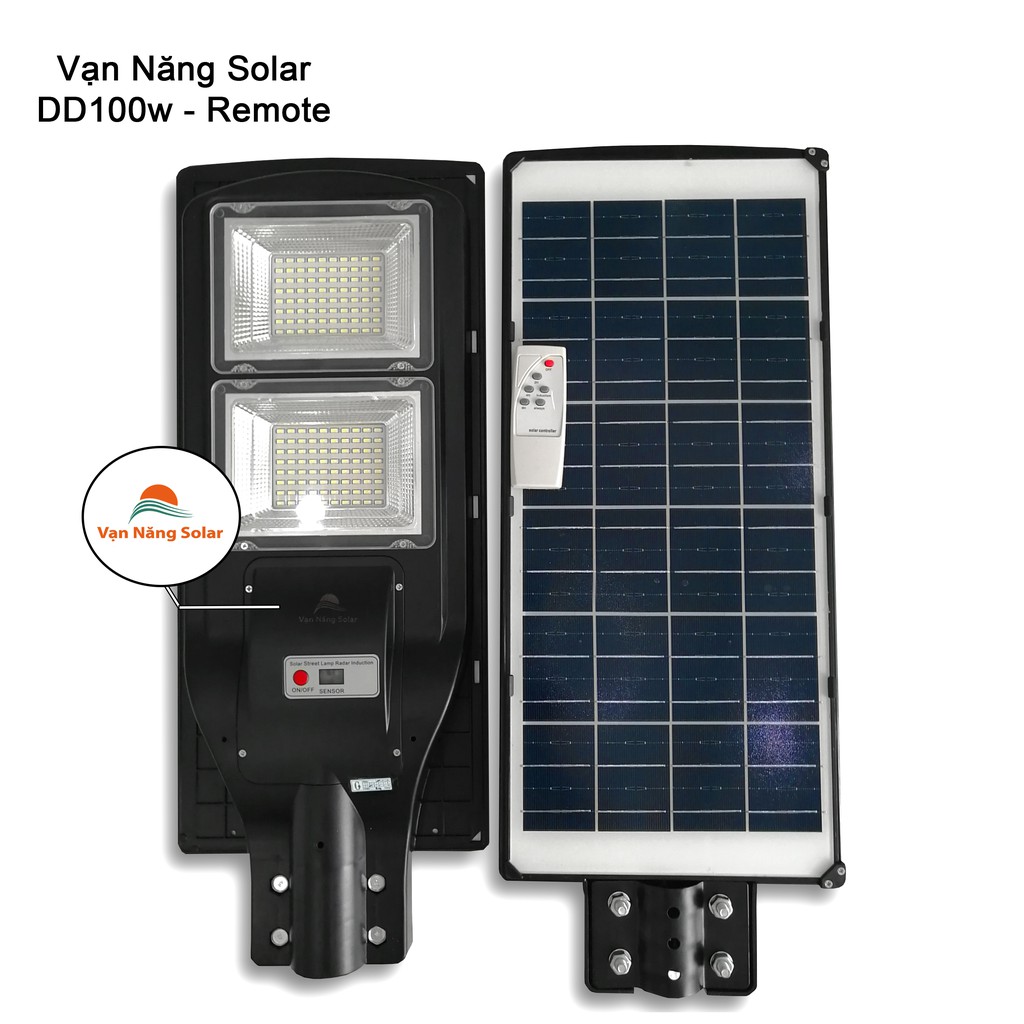 Đèn đường năng lượng mặt trời Vạn Năng Solar 30W 50W 60W 90W 100W 120W - Cam kết Giá thấp nhất thị trường