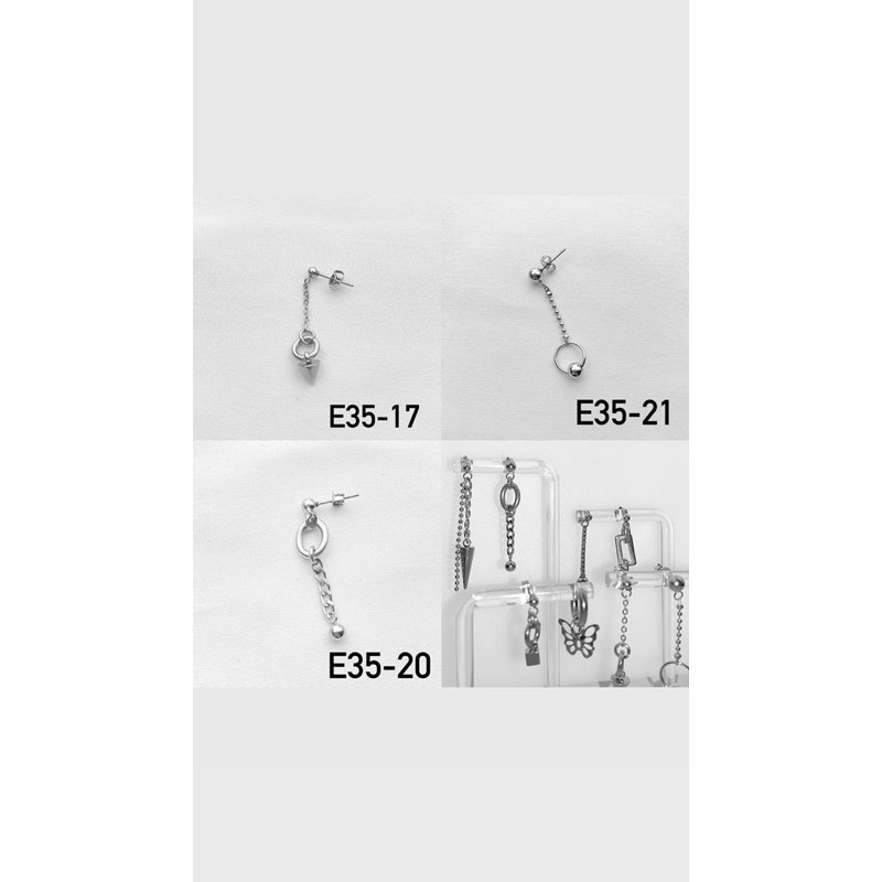 Khuyên tai Basic thép titan /E35
