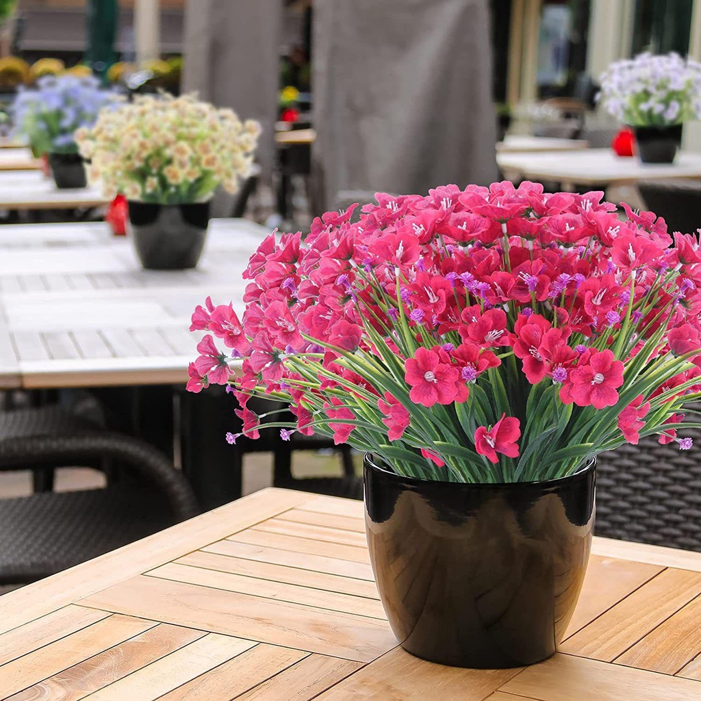 KUNHEV Hoa Mẫu Đơn Giả Bằng Lụa Trang Trí Tiệc Cưới|Cỏ Mùa Xuân Nhân Tạo Trang Trí Nhà Cửa