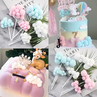 cổng bông trang trí bánh kem
