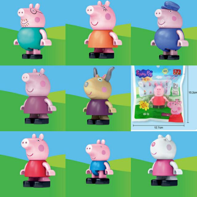Hãng Banbao - Mô hình peppa pig tương thích lego duplo