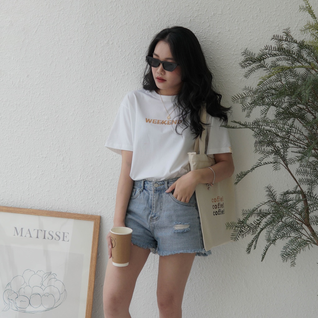 Áo phông cotton 100% By Maru Coffee | Đồ đôi