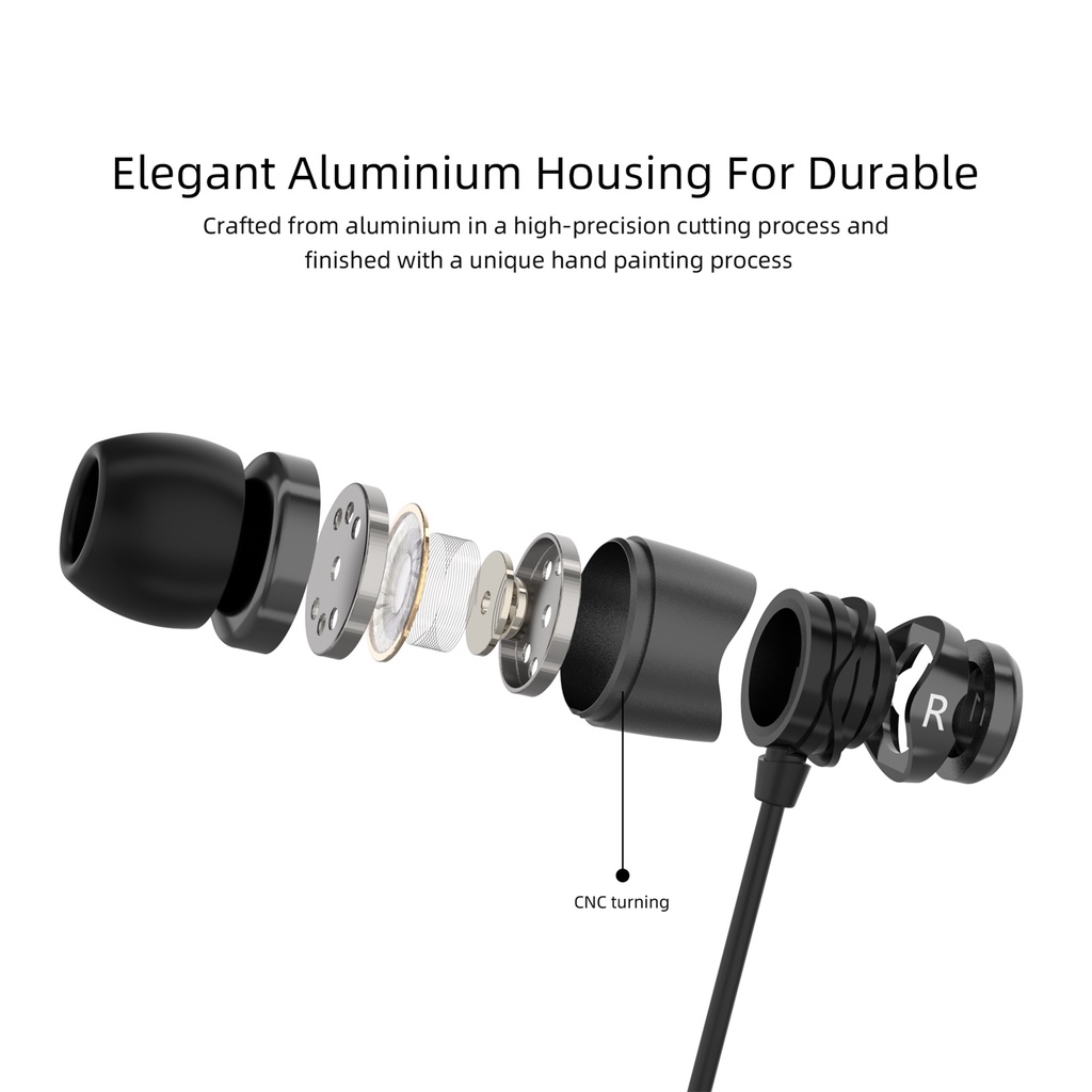Tai Nghe Nhét Tai SoundMAGIC E11 Chống Ồn Có Dây Màu Đen