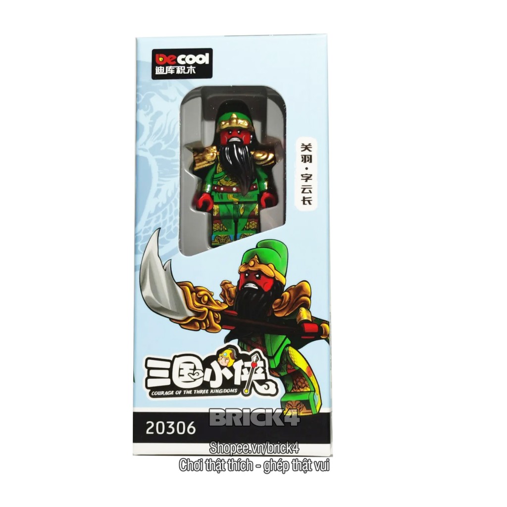 Minifigures Quan Vũ - đồ chơi mô hình lắp ghép