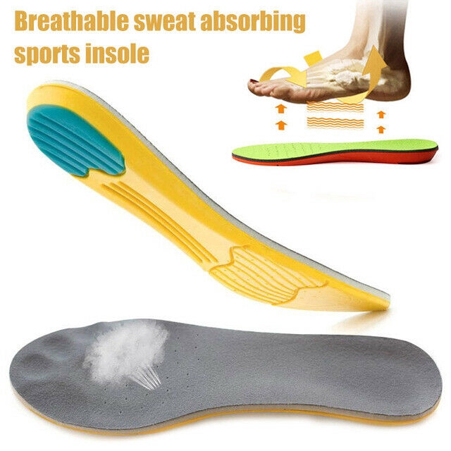 Super Memory Foam Orthotic Arch Shoe Insert Insoles Cushion Support Shoe Unisex