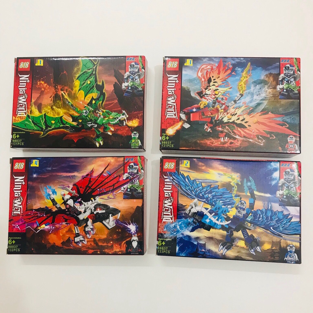 Lego Ninia rồng bay phun lửa WORLD bộ lăp ráp lego Ninja rồng phun lửa
