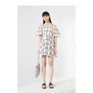Váy kẻ One More full tag size S, M