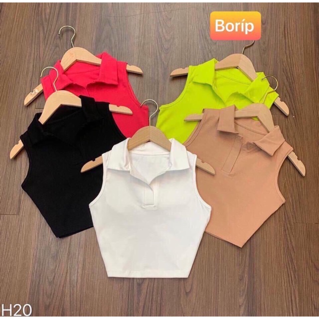 [Mã SKAMFSW175 giảm 10K đơn 50K] Áo phông, Áo thun croptop cổ đức sát nách PC934 - NhiNhi Shop